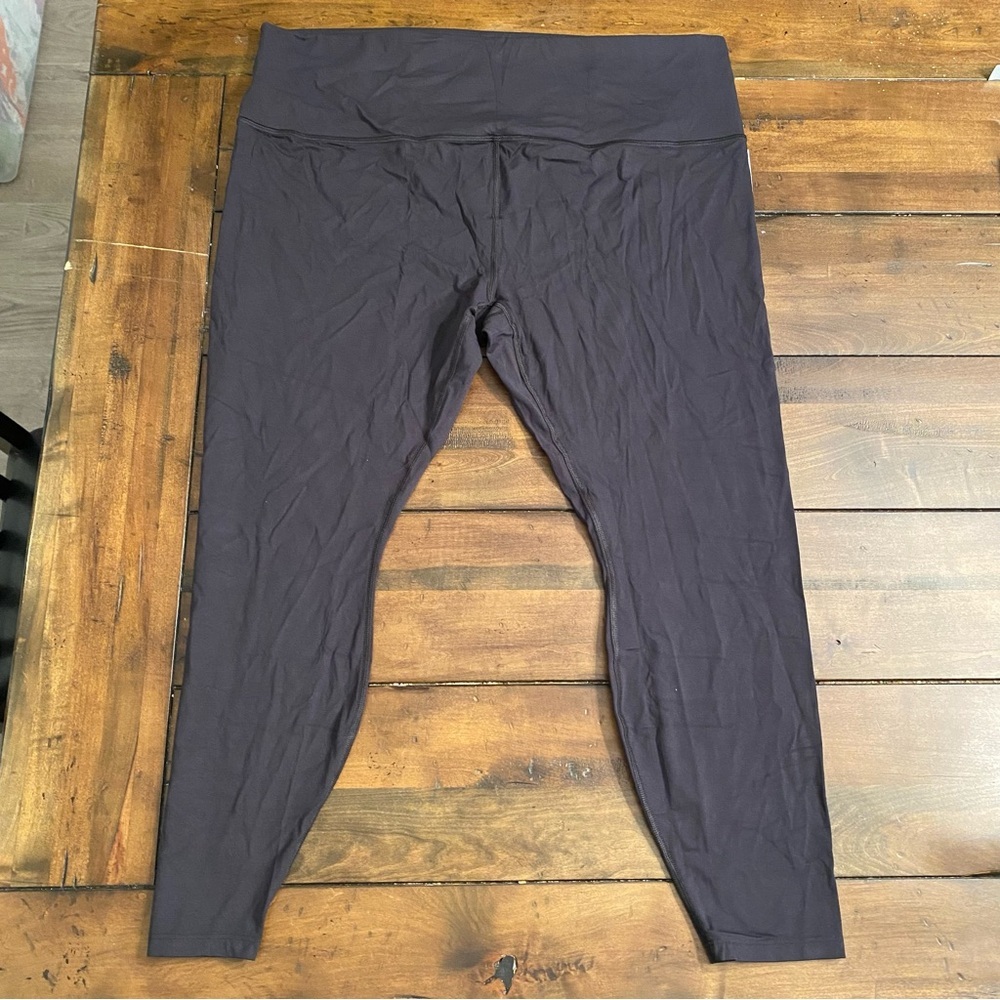 All In Motion New Black Soft High Rise Athletic Leggings, 3X